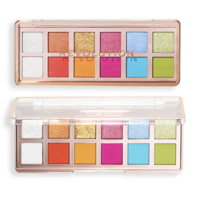 Revolution Vibrant Icon Brights palette fards 12 couleurs vives