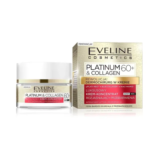 Eveline Platinum Collagen 60+ crème anti-taches jour nuit