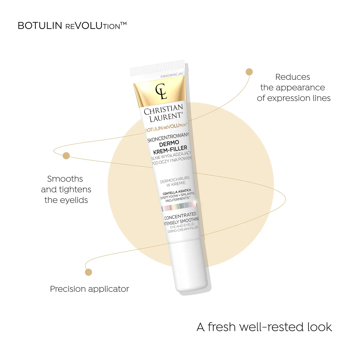 Eveline Christian Laurent soin contour des yeux peptides lissant
