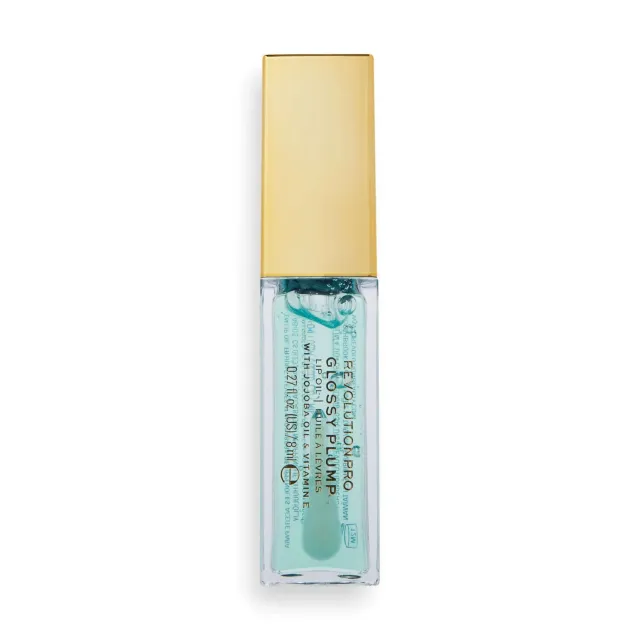 Revolution Pro Glossy Plump huile à lèvres menthe teinte bleue