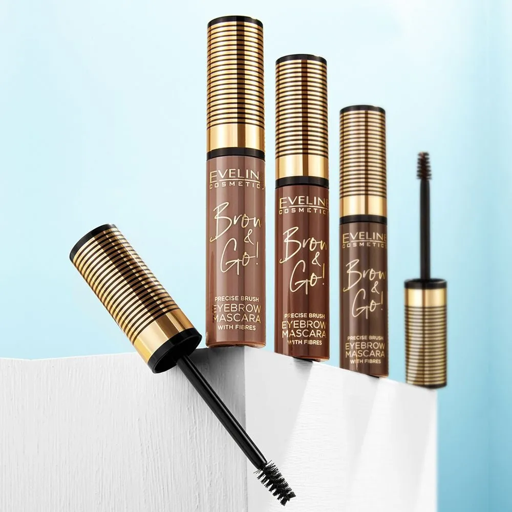 Eveline Brow & Go! mascara sourcils taupe couvrance moyenne