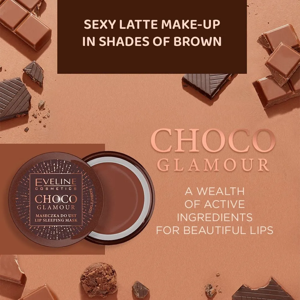 Eveline Cosmetics Choco Glamour masque lèvres nuit vegan