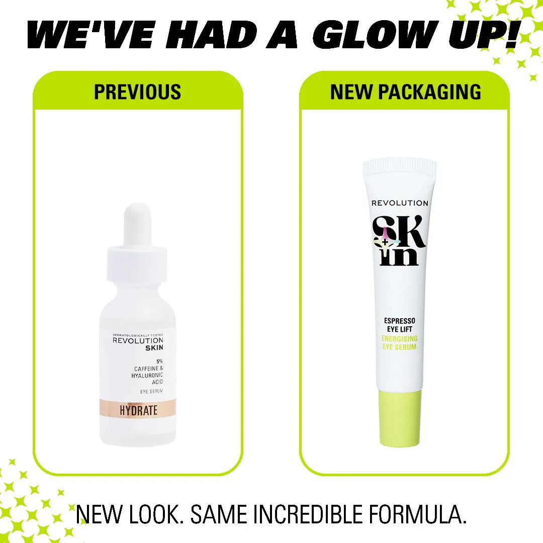 Revolution Skin Espresso Eye Lift sérum yeux caféine 5%