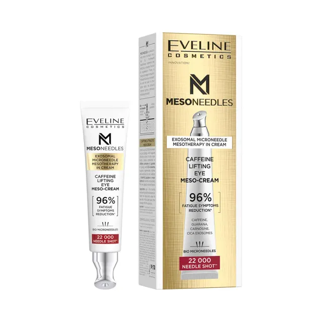 Eveline Cosmetics MesoNeedles crème yeux caféine raffermissante