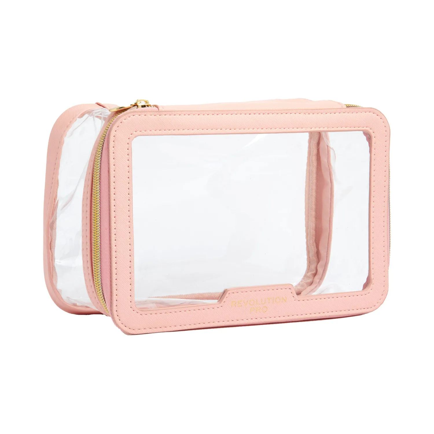 Revolution Pro Miracle trousse voyage rose 23 cm fenêtre