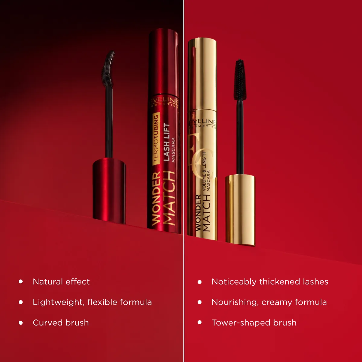 Eveline Wonder Match Termotubing mascara Lash Lift