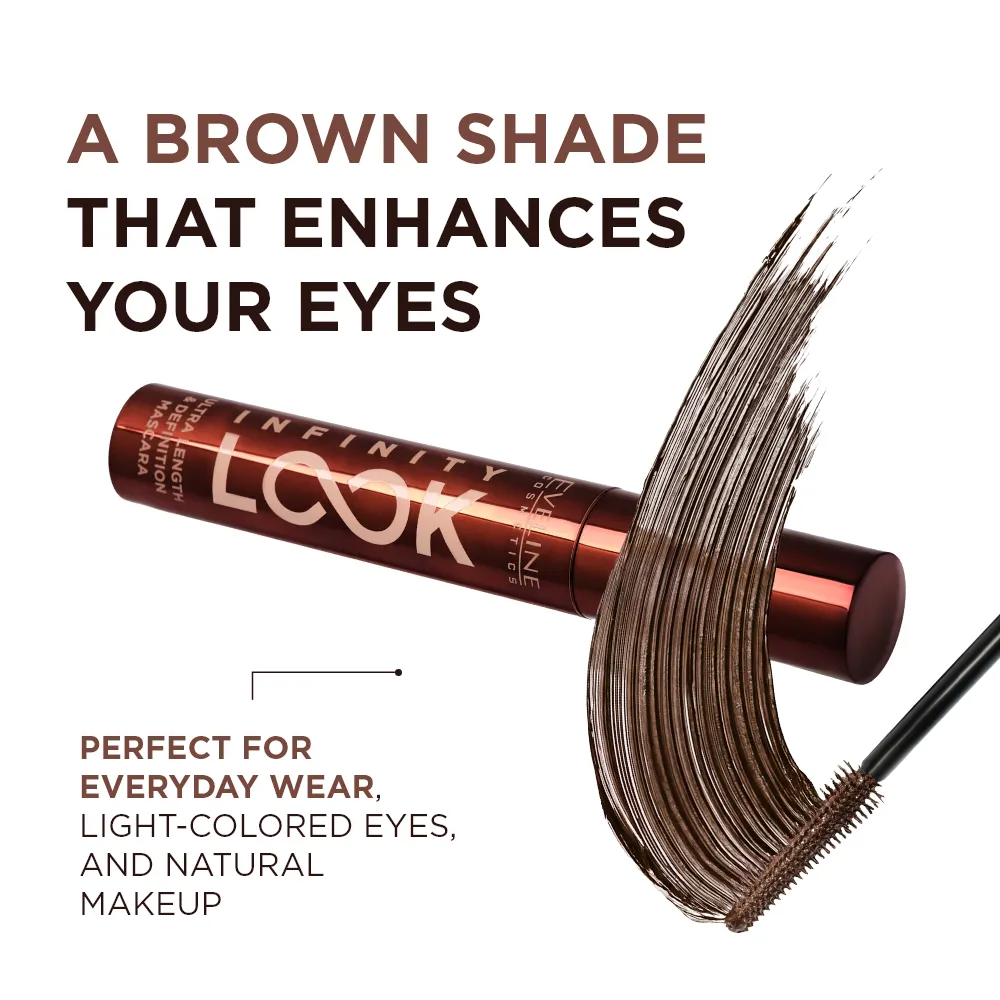 Eveline Infinity Look mascara marron allongeant 24h