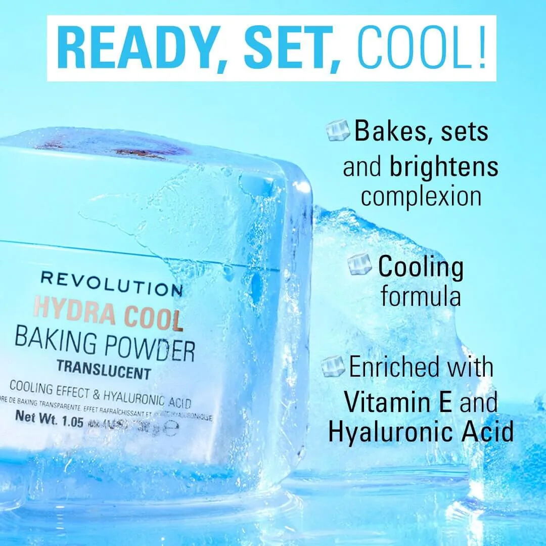 Revolution Hydra Cool Poudre Libre Baking Translucent effet frais