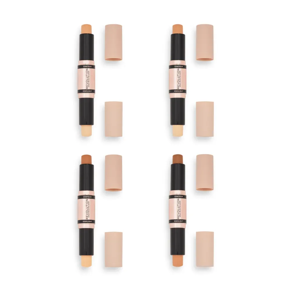Revolution Fast Base stick contour double embout sculptant