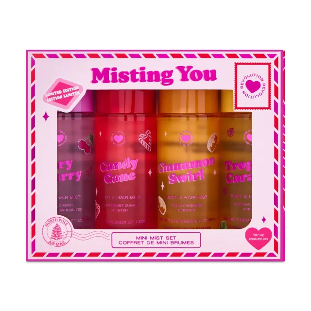 I Heart Revolution Misting You coffret brume corps 4x100ml