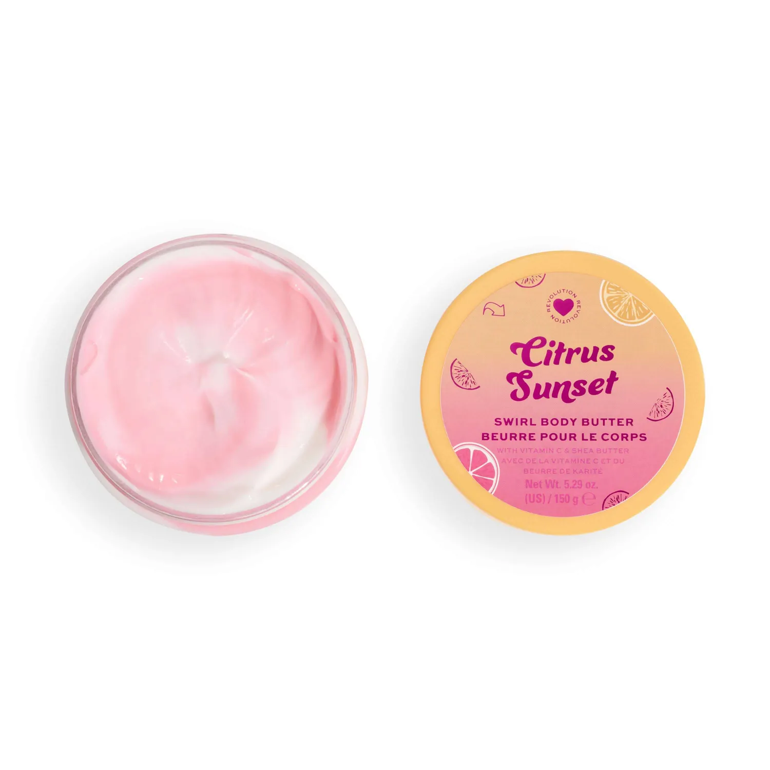 Revolution I Heart Citrus Crush Swirl beurre corps vitamine C