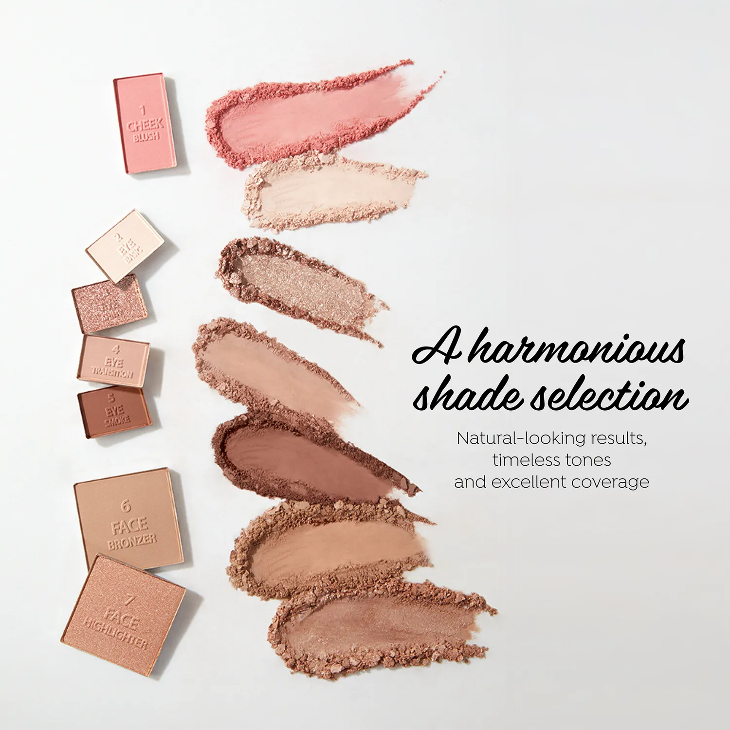 Eveline Cosmetics Christian Laurent palette maquillage dorée