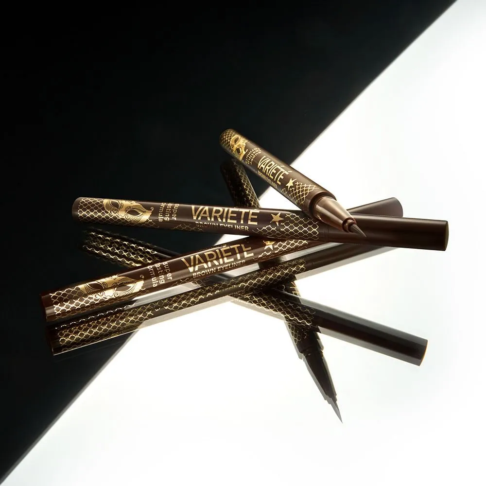 Eveline Variété eyeliner marron feutre waterproof mat