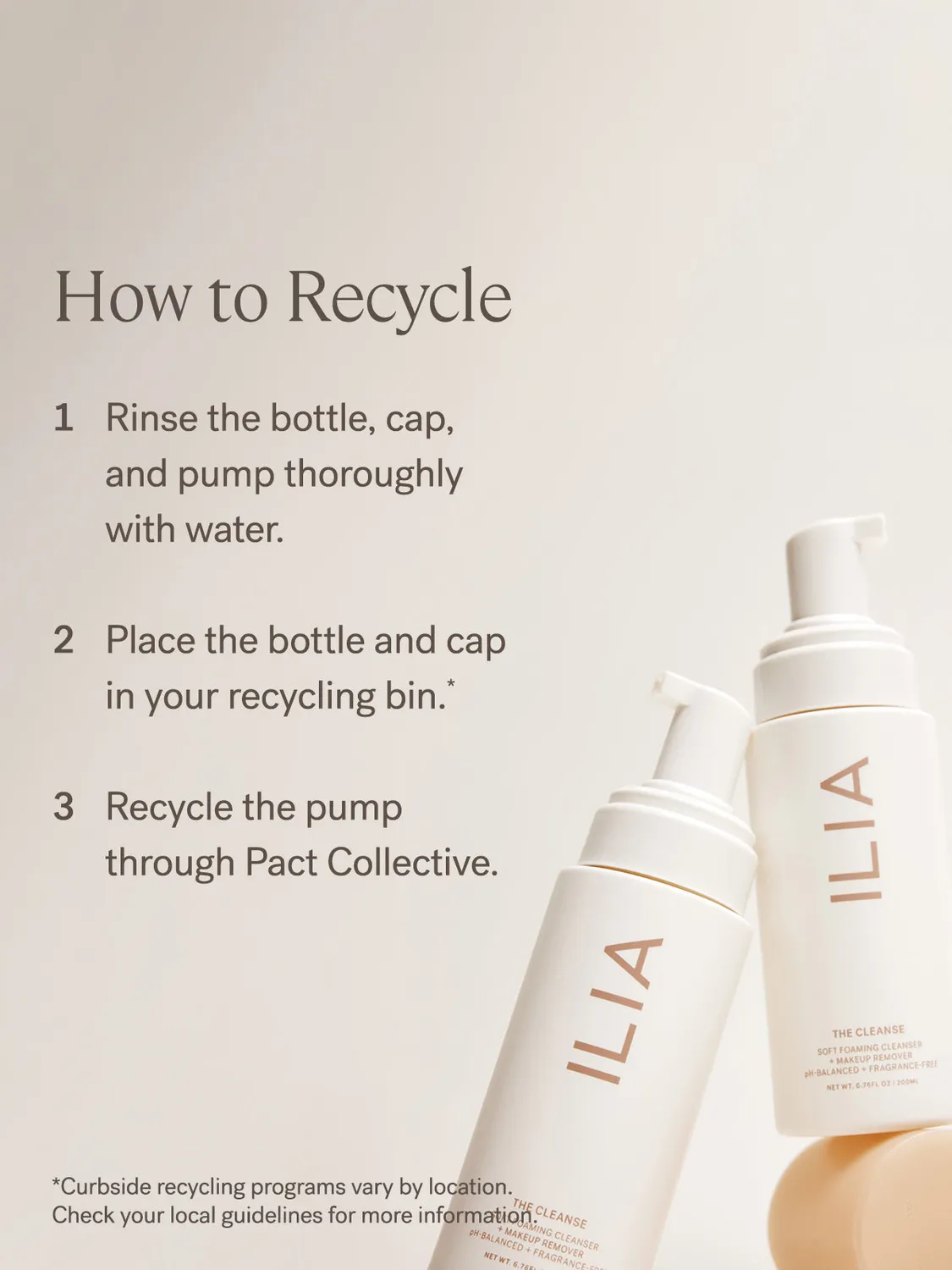 Ilia The Cleanse Soft Foaming Cleanser nettoyant visage doux