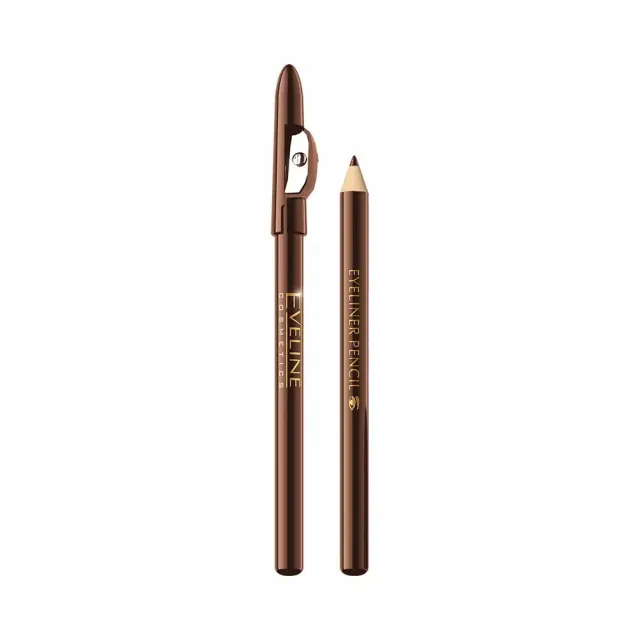 Eveline Eyeliner crayon khôl marron avec taille-crayon