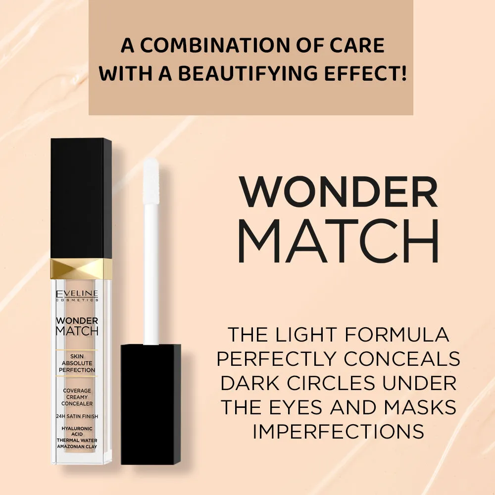 Eveline Wonder Match anticerne crème couvrance forte satiné