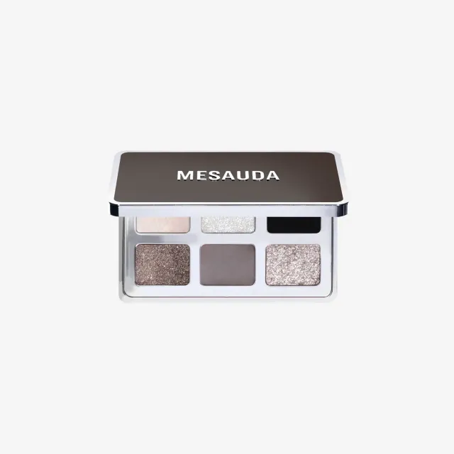 Mesauda Colour Theory 105 palette fards paupières Obsidian Veil gris froid