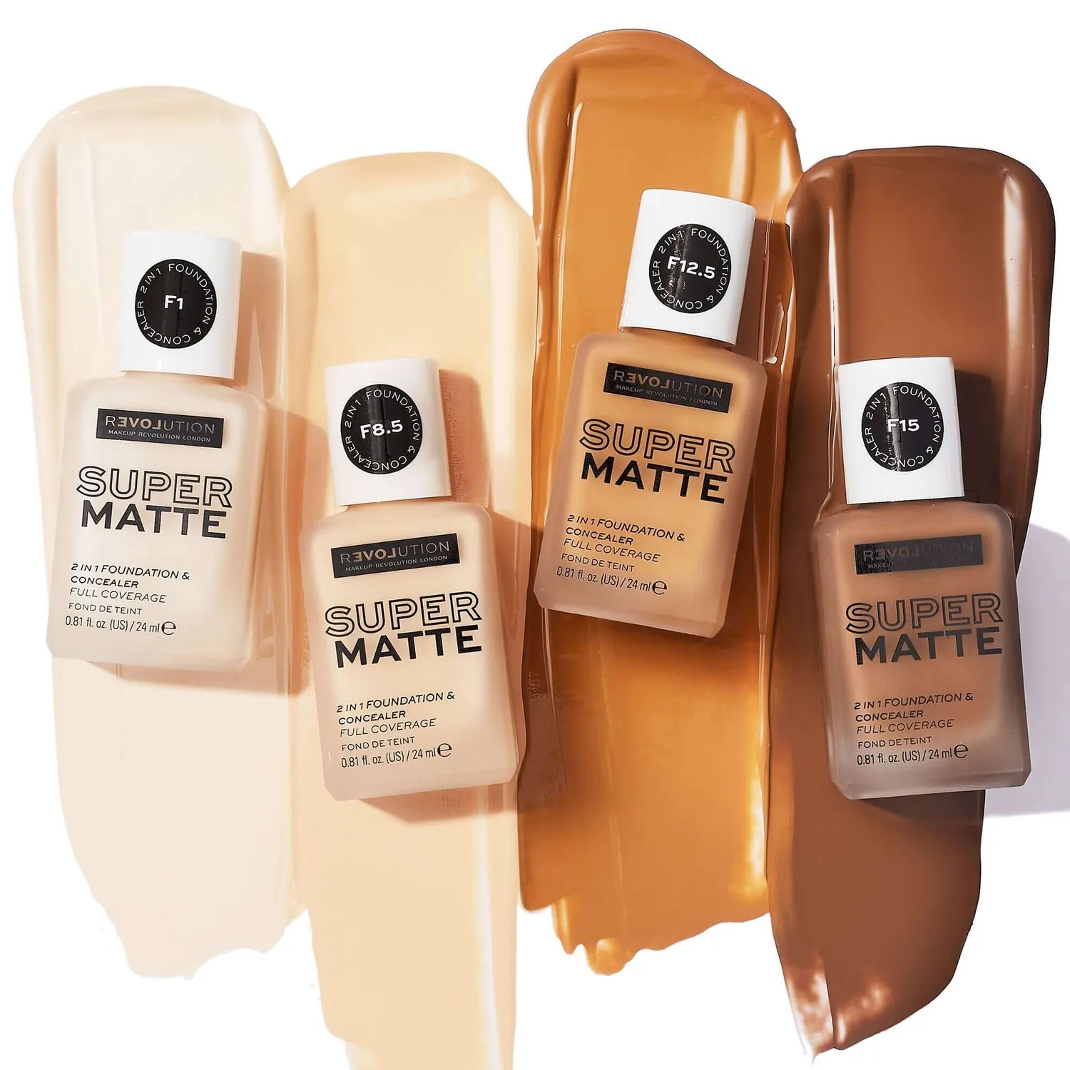 Relove Supermatte Fond de Teint Mat 2-en-1 couvrance totale