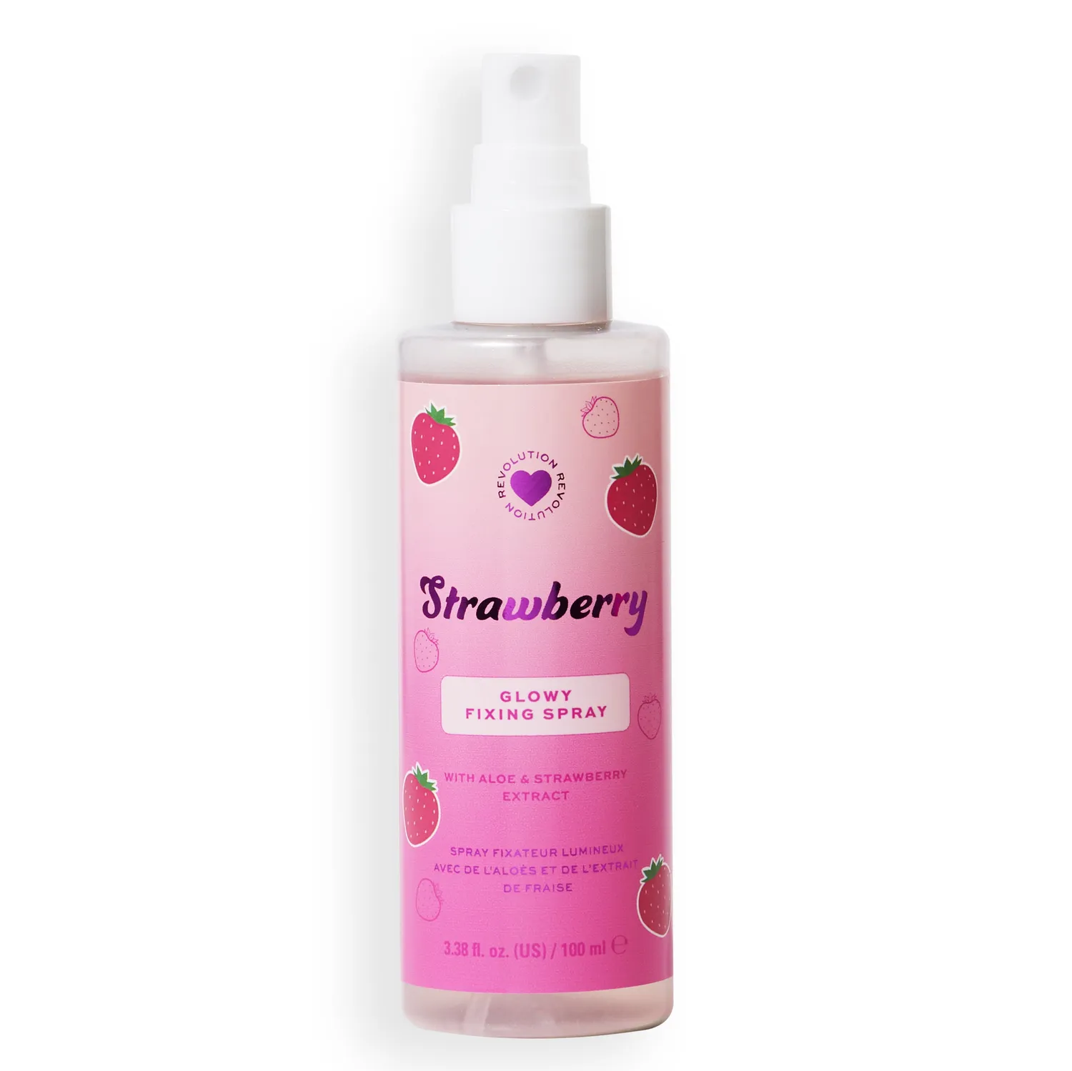 I Heart Revolution Strawberry Glow spray fixateur fraise