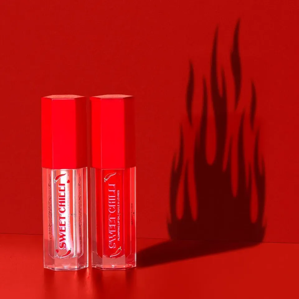 I Heart Revolution Sweet Chilli huile lèvres repulpante Red
