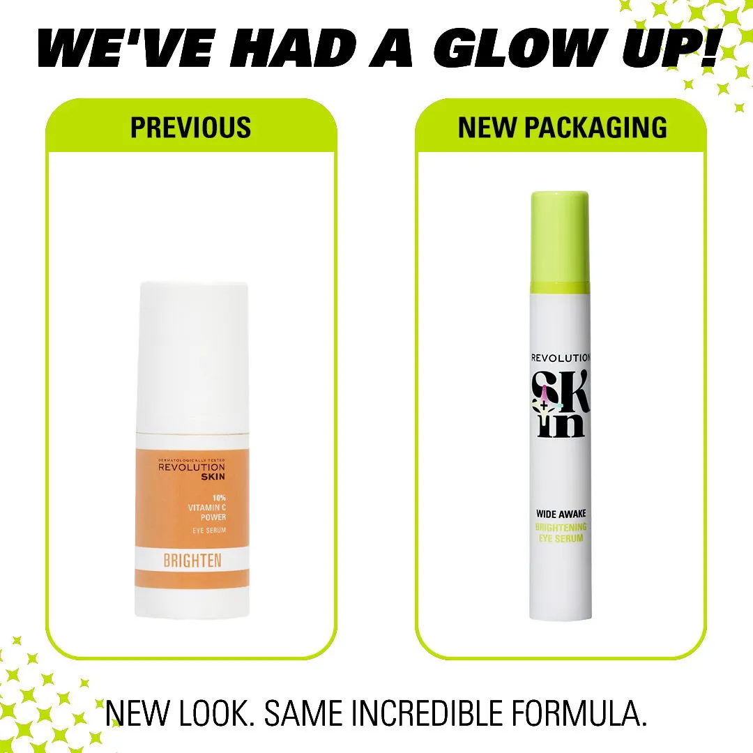 Revolution Skin Wide Awake Sérum Yeux Vitamine C 10% éclat