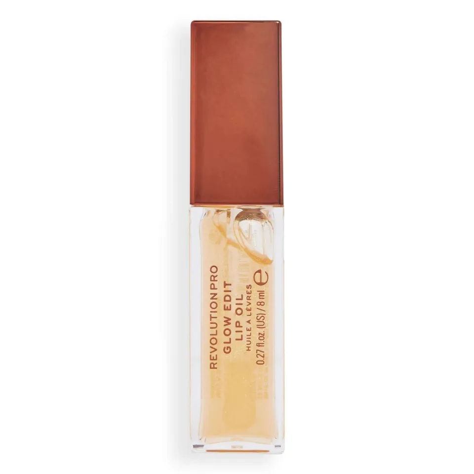Revolution Pro Glow Edit Shimmer huile lèvres Forever Orange