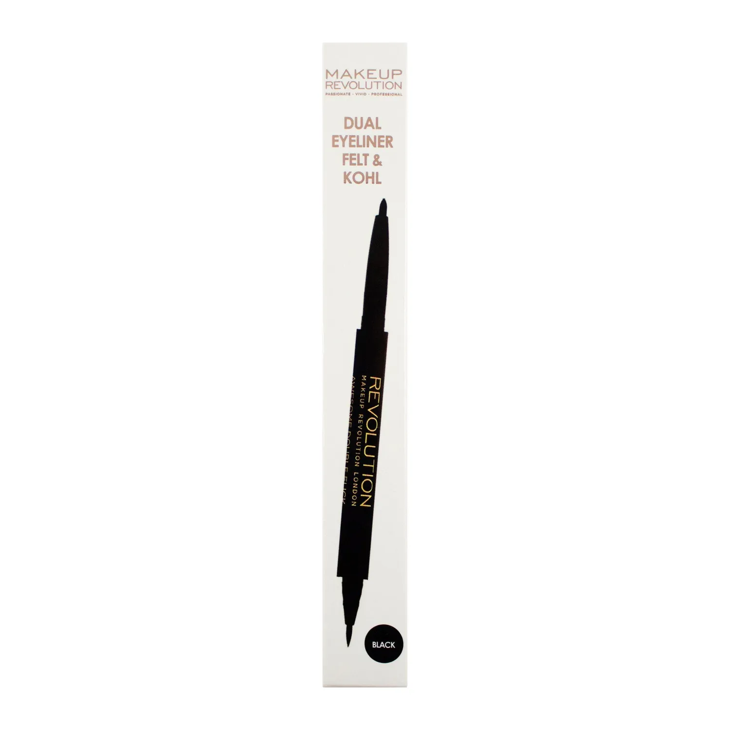 Revolution Awesome Eyeliner Felt and Kohl liner 2-en-1