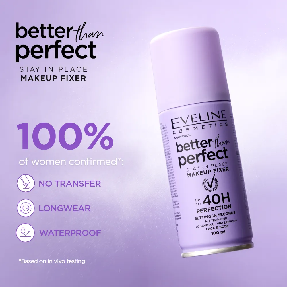 Eveline Better Than Perfect spray fixateur Stay In Place 40h