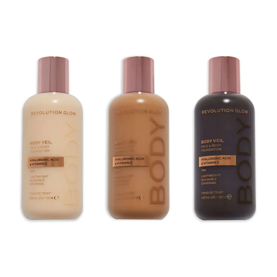 Revolution Body Veil fond de teint visage corps F15 satiné
