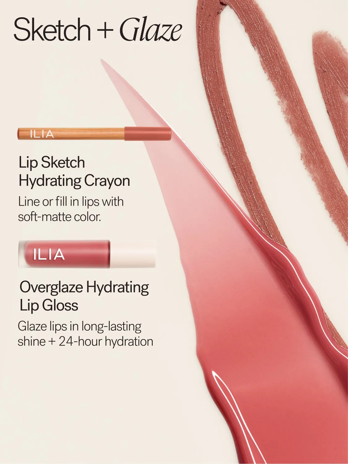 Ilia Mini Overglaze Trio mini gloss 3x1,5ml