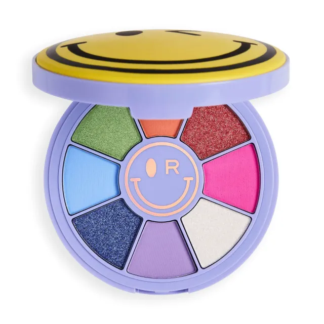 Revolution x Smiley Dream in Colour palette yeux 8 fards festif