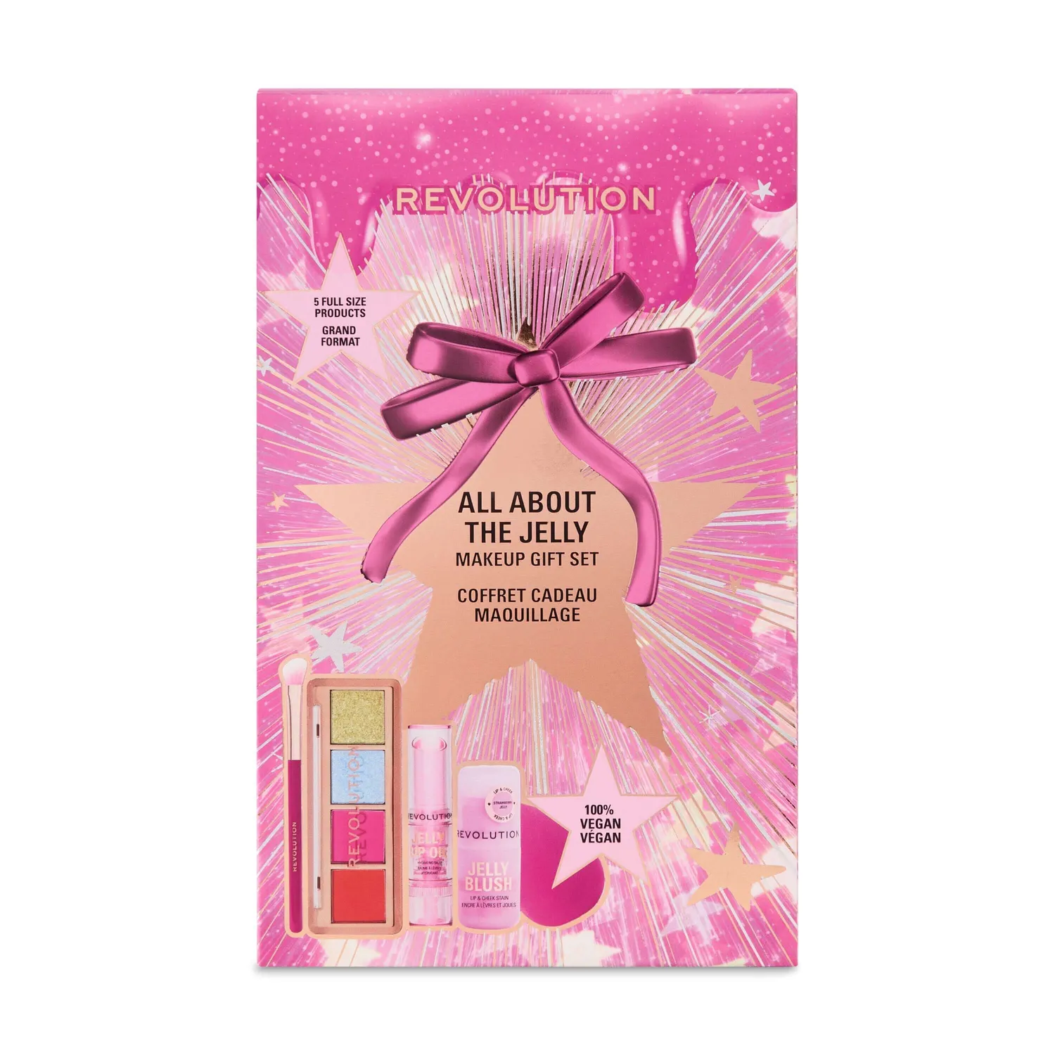 Revolution All About The Jelly coffret maquillage 5 pièces glossy