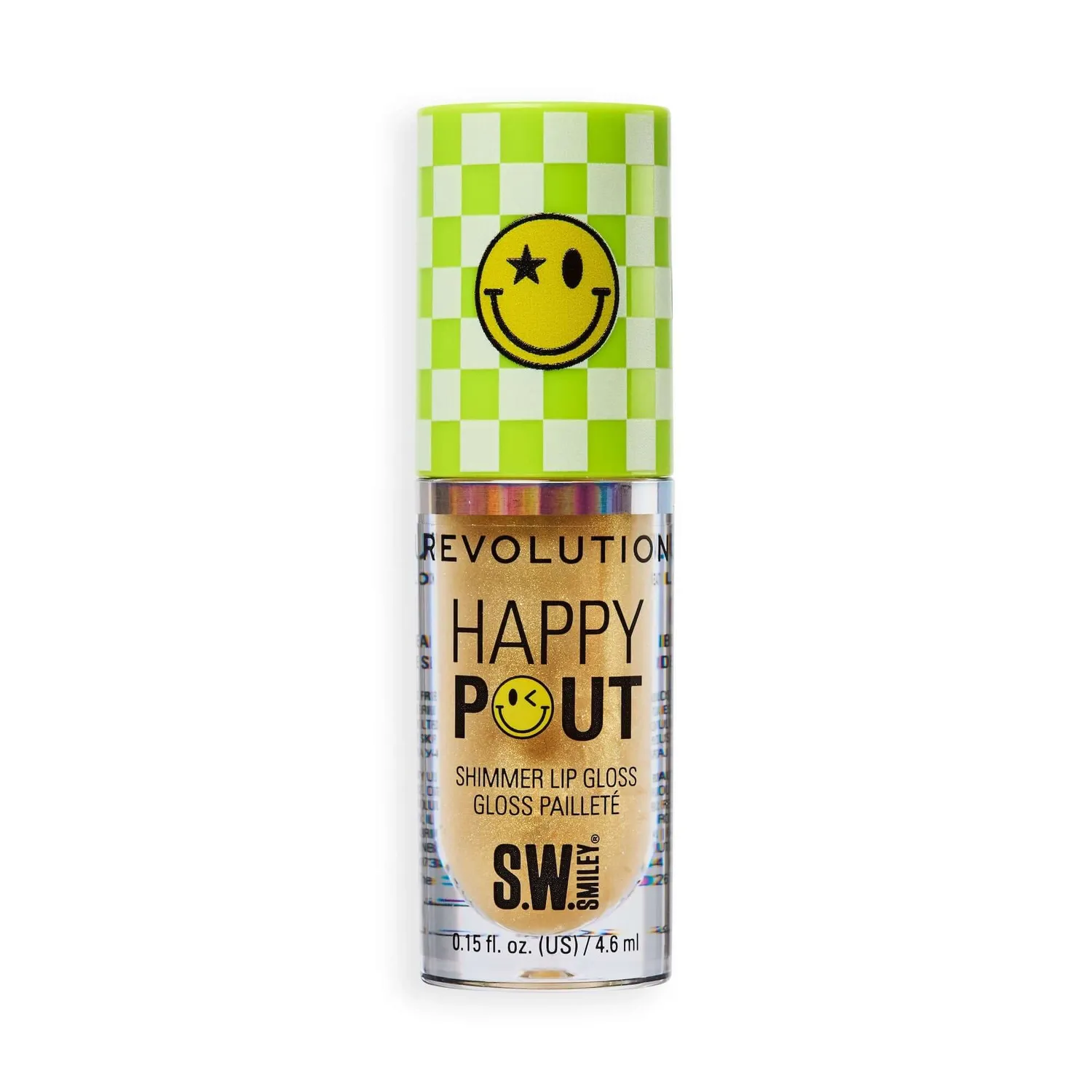 Revolution x Smiley Happy Pout gloss lèvres Sunbeam doré