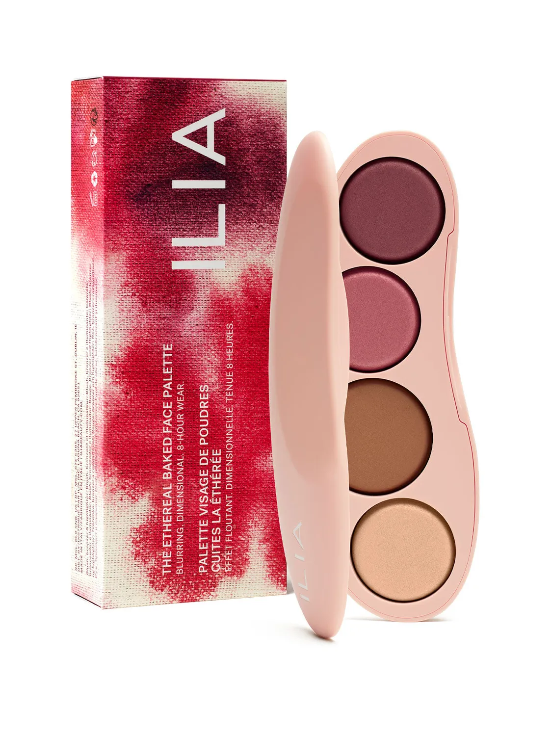 Ilia Ethereal Baked Palette visage highlighter blush 8h