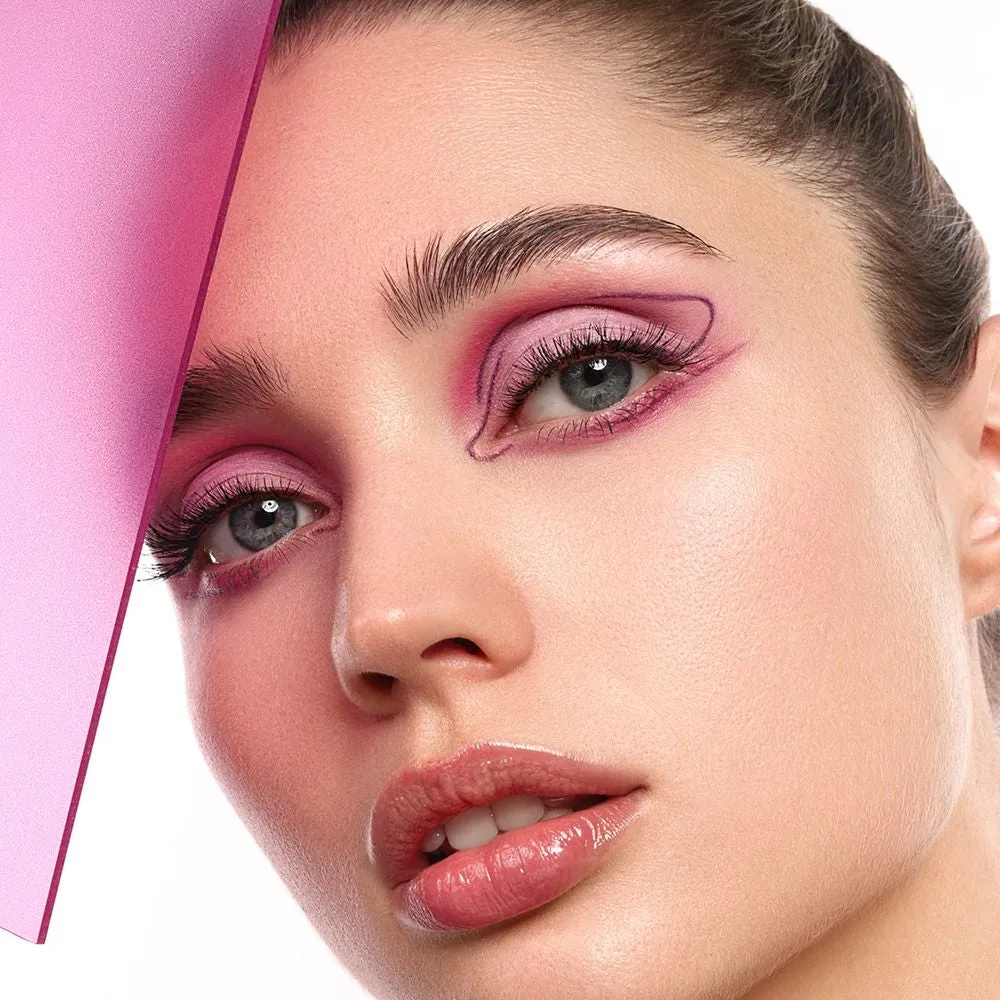 Eveline Look Up palette fards paupières Neon Pink 9 teintes