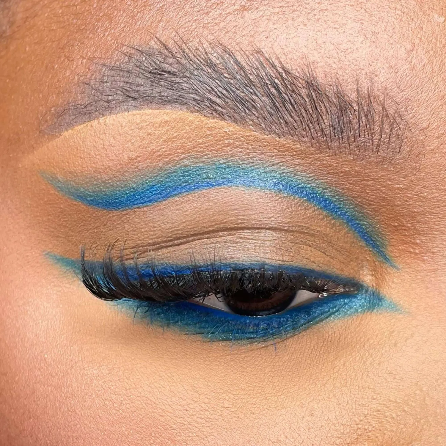 Revolution Felt & Kohl eyeliner bleu double embout feutre