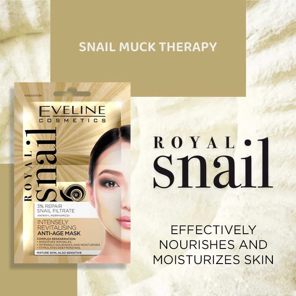Eveline Royal Snail masque tissu anti-âge régénérant