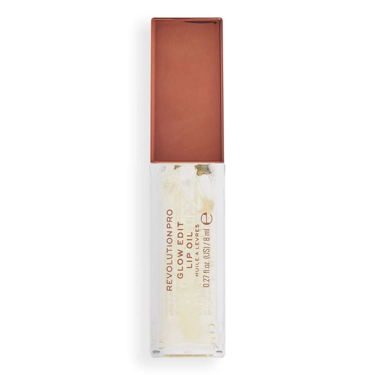 Revolution Pro Glow Edit huile lèvres shimmer Clear hydratante
