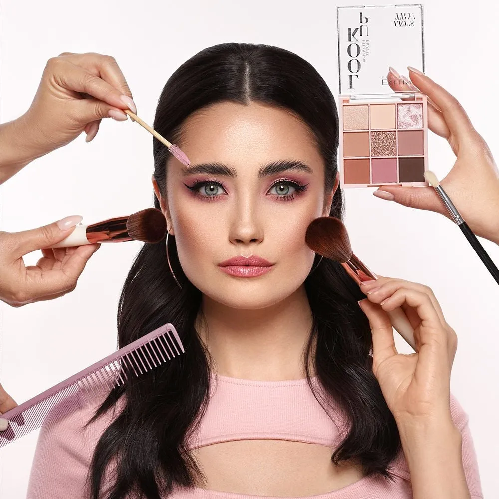Eveline Look Up palette 9 fards à paupières nude