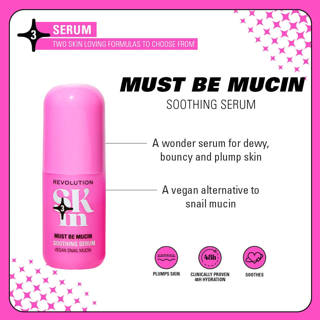 Revolution Must Be Mucin sérum visage mucine vegan hydratant