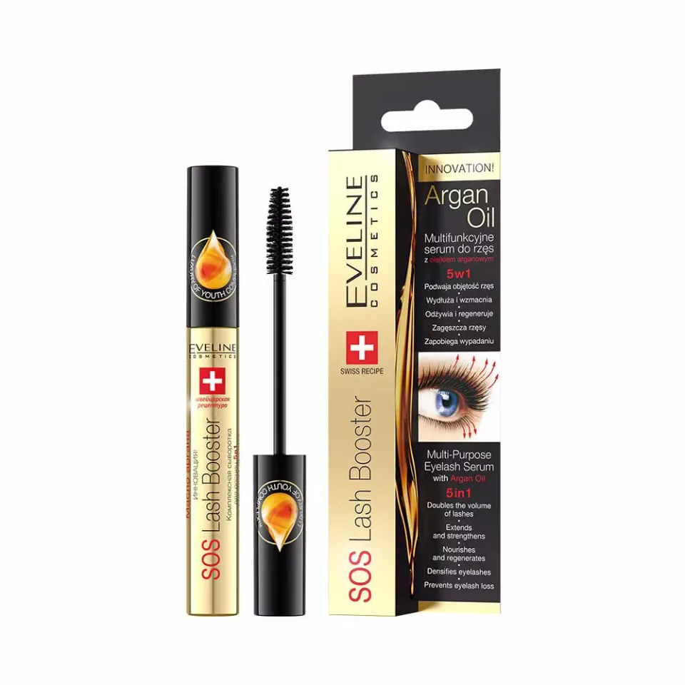 Eveline Sos Lash Booster sérum cils 5 en 1 argan