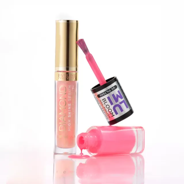 Eveline Juicy Peach Lips & Nails coffret gloss vernis pêche