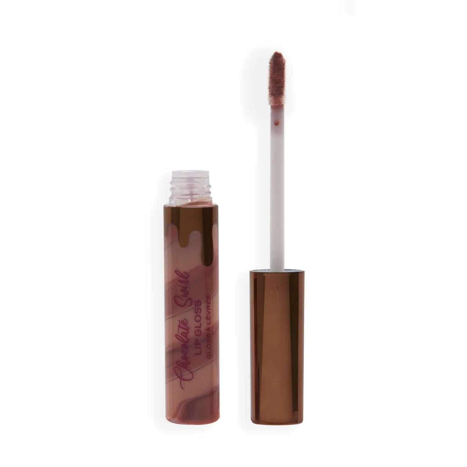 Revolution I Heart Soft Swirl Gloss lèvres Chocolate Marshmallow fini brillant