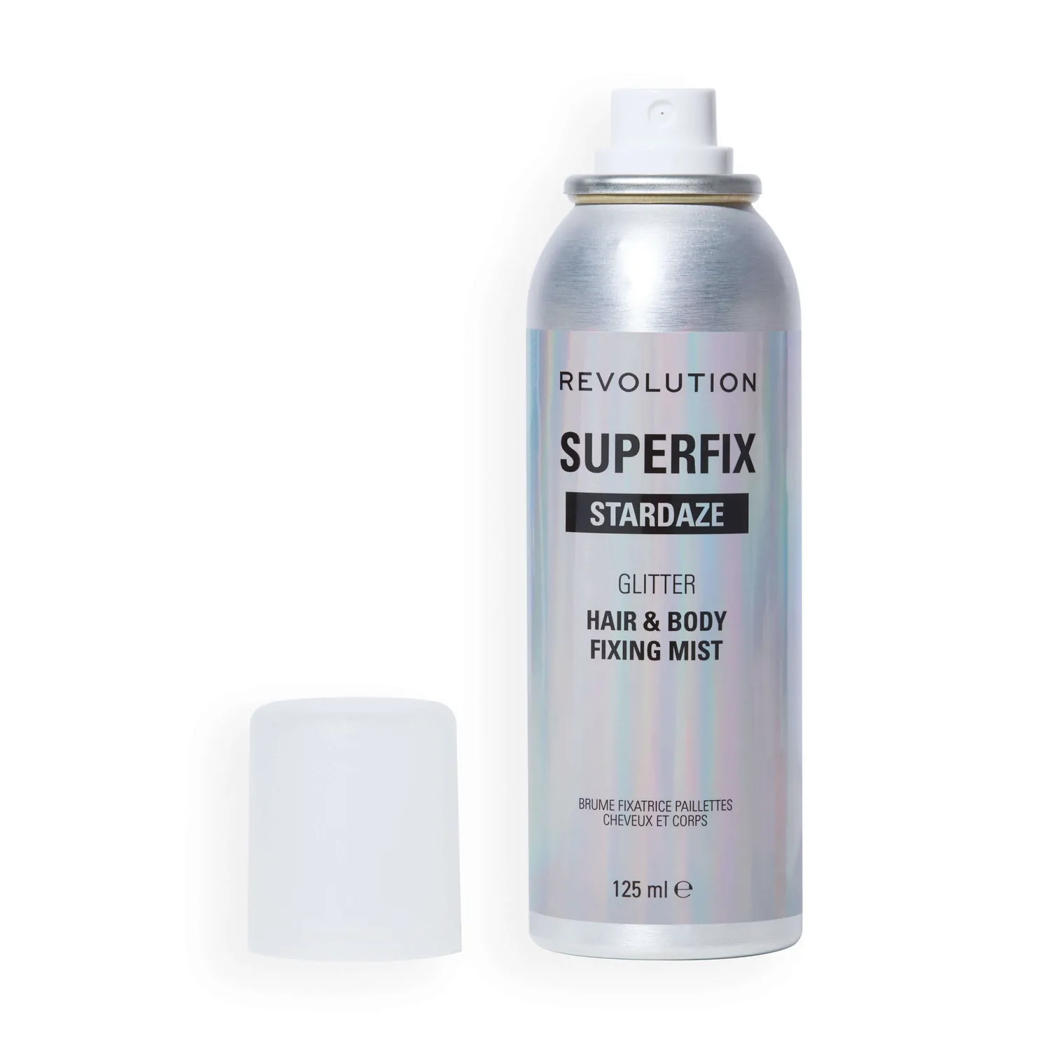 Revolution Superfix Glitter Shine spray paillettes corps cheveux