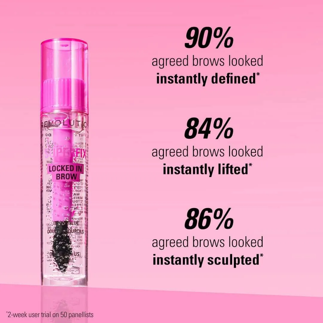 Revolution Superfix Locked In Brow Glue gel sourcils transparent