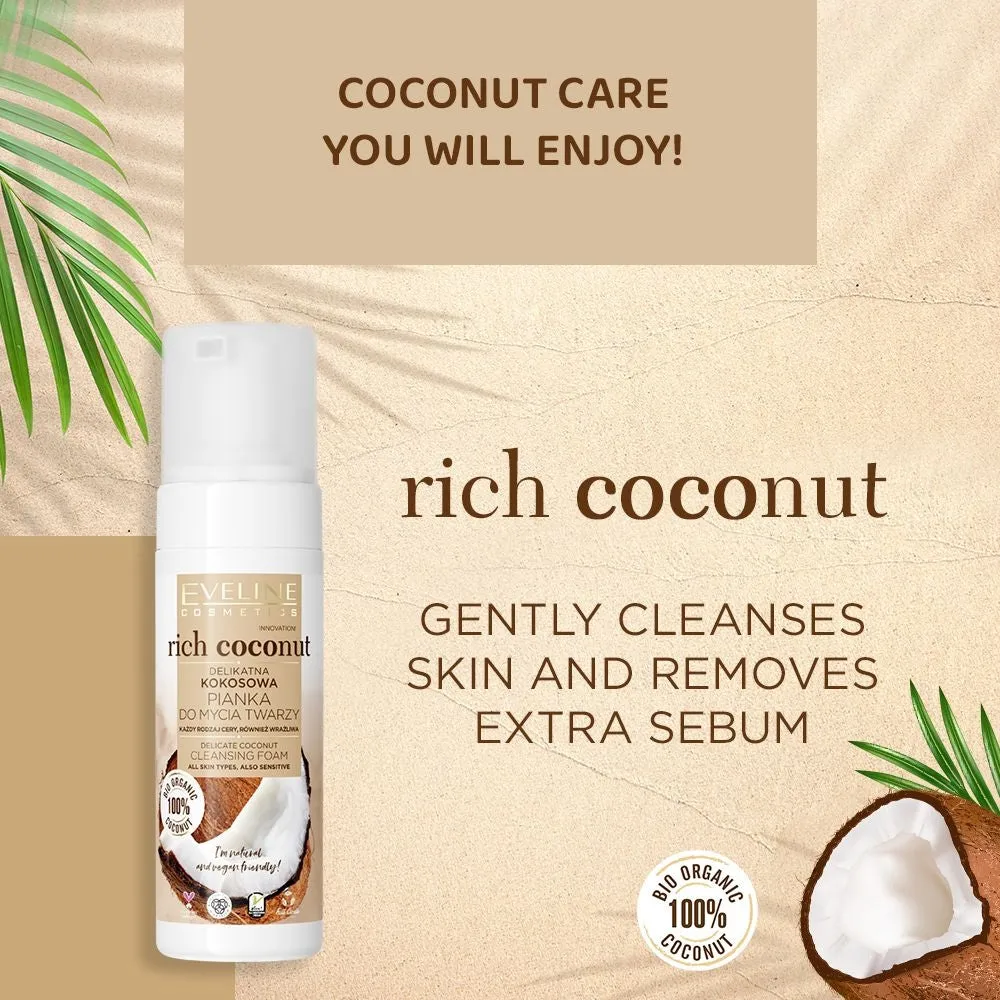 Eveline Rich Coconut mousse nettoyante coco éclat