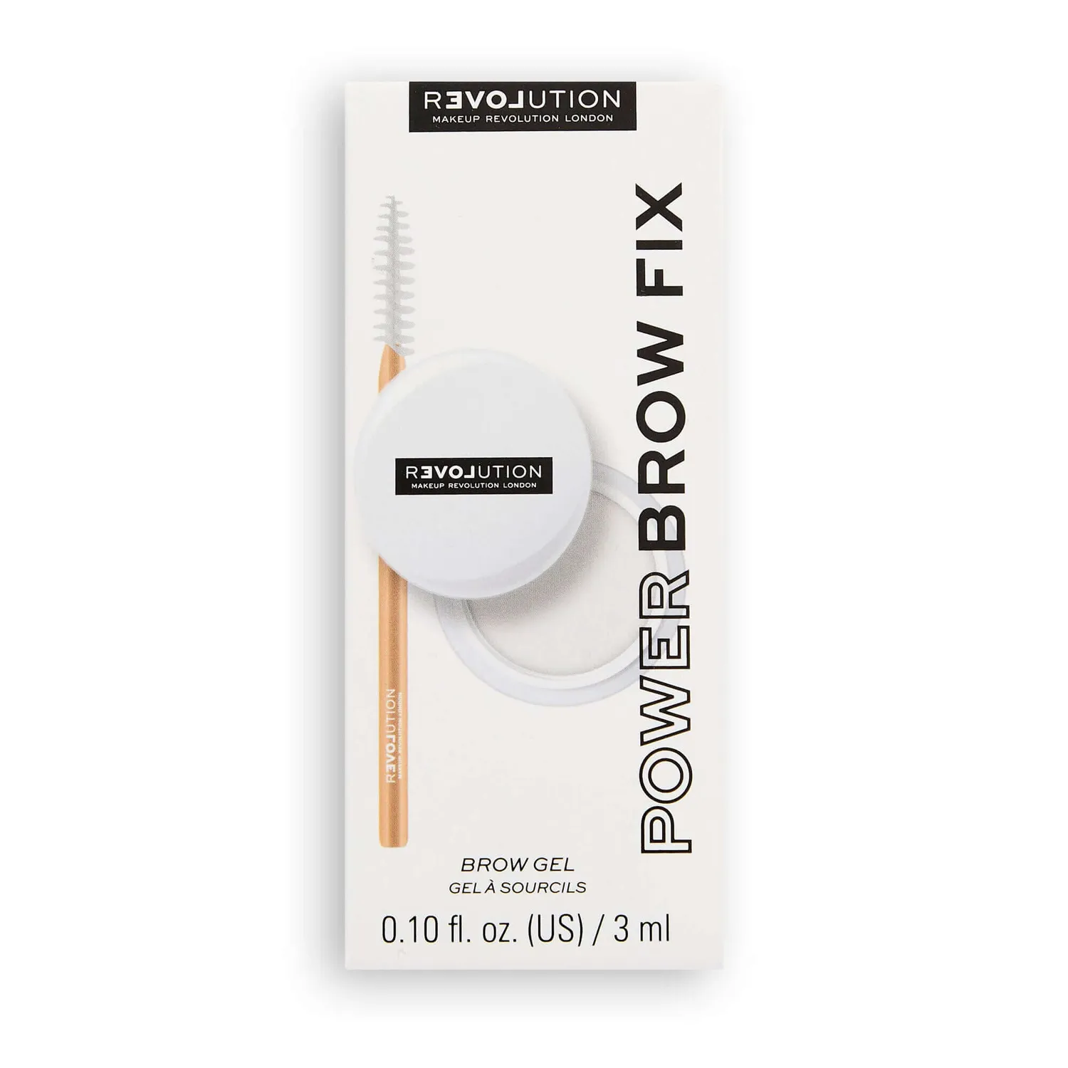 Relove Power Brow Fix gel sourcils transparent fixation forte