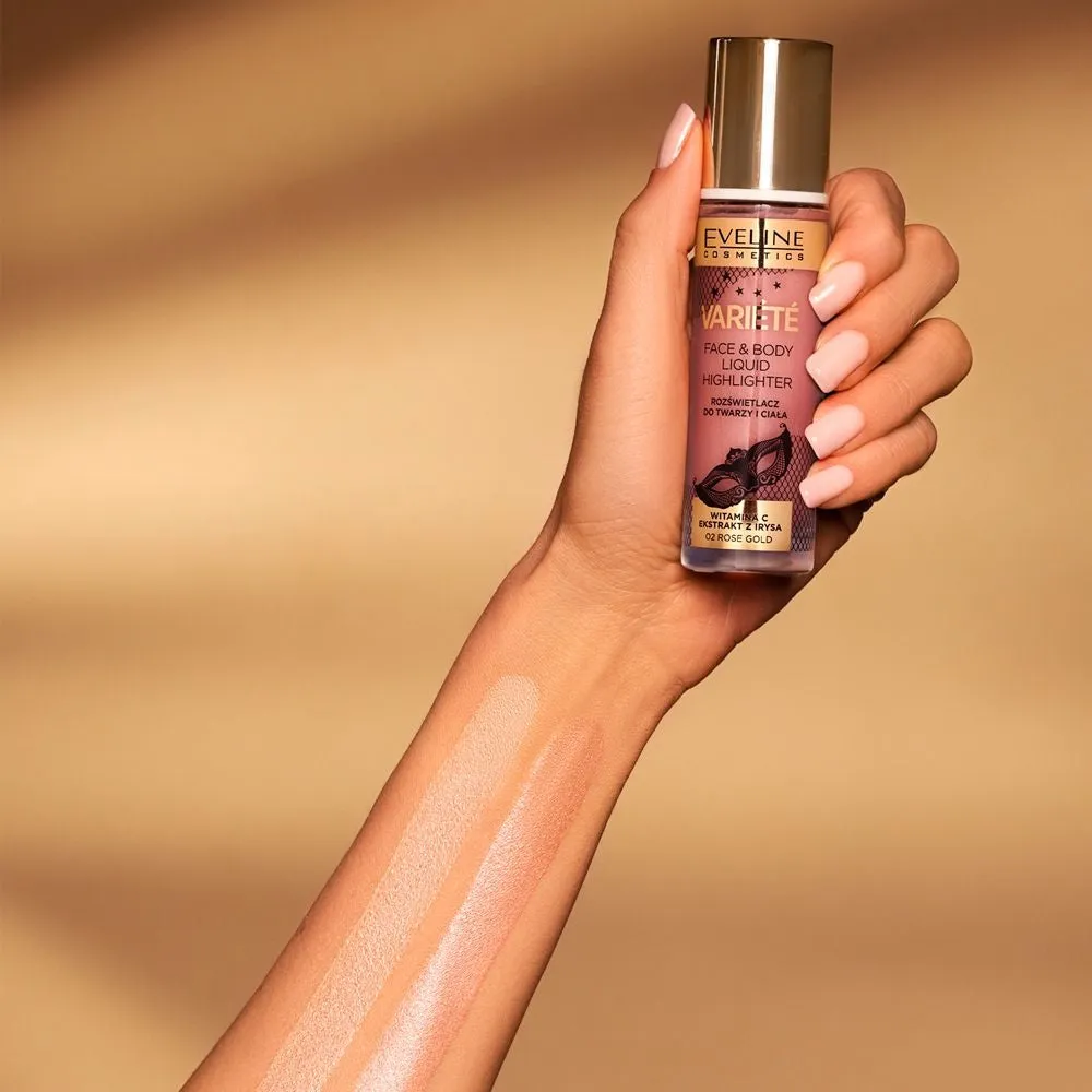 Eveline Variété enlumineur liquide visage corps 01 Champagne Gold