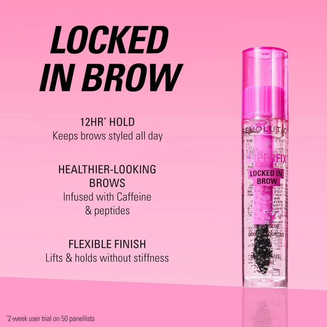 Revolution Superfix Locked In Brow Glue gel sourcils transparent