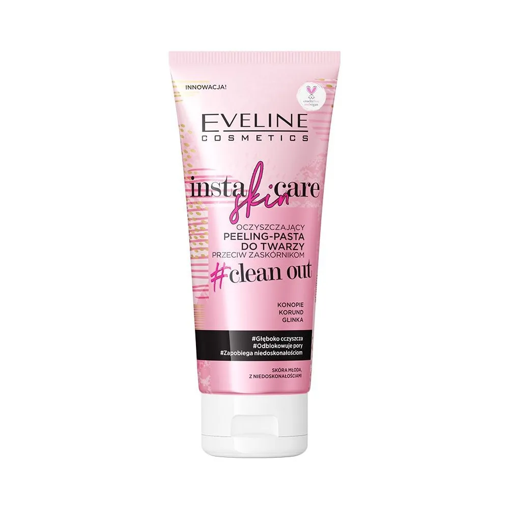 Eveline Insta Skin Care pâte gommage argile peaux grasses